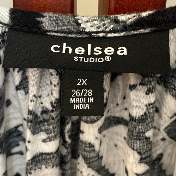 (S6) Chelsea Studios 2X (26/28) Boho V-Neck Button-Down Tunic - Picture 8 of 10